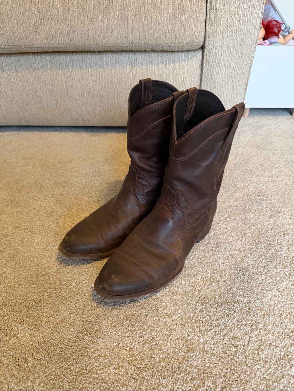 Tecovas Brown Leather Cowboy Boots